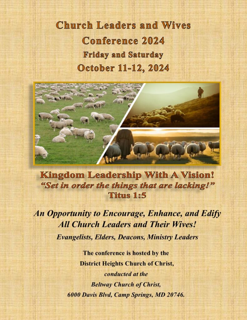 ChurchLeaders and Wives Brochure 2024