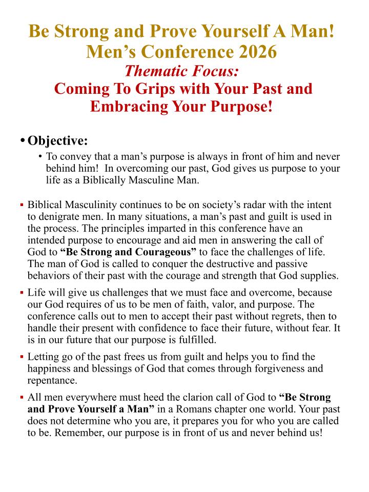 Be Strong Therefore and Prove Yourself A Man Mens Conference 2026 Web Pages.pptx 2